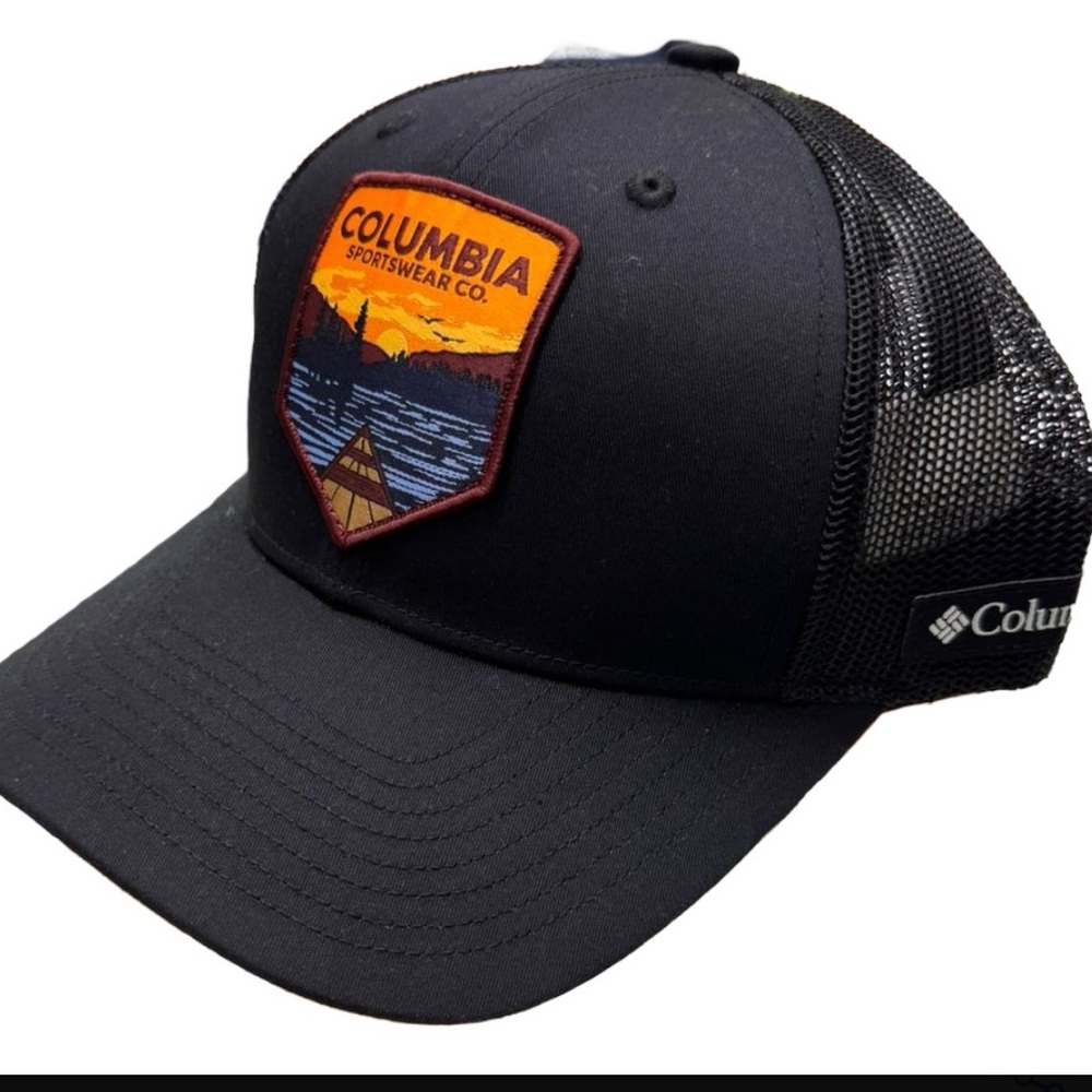 Columbia Black and Orange Outdoor Hat